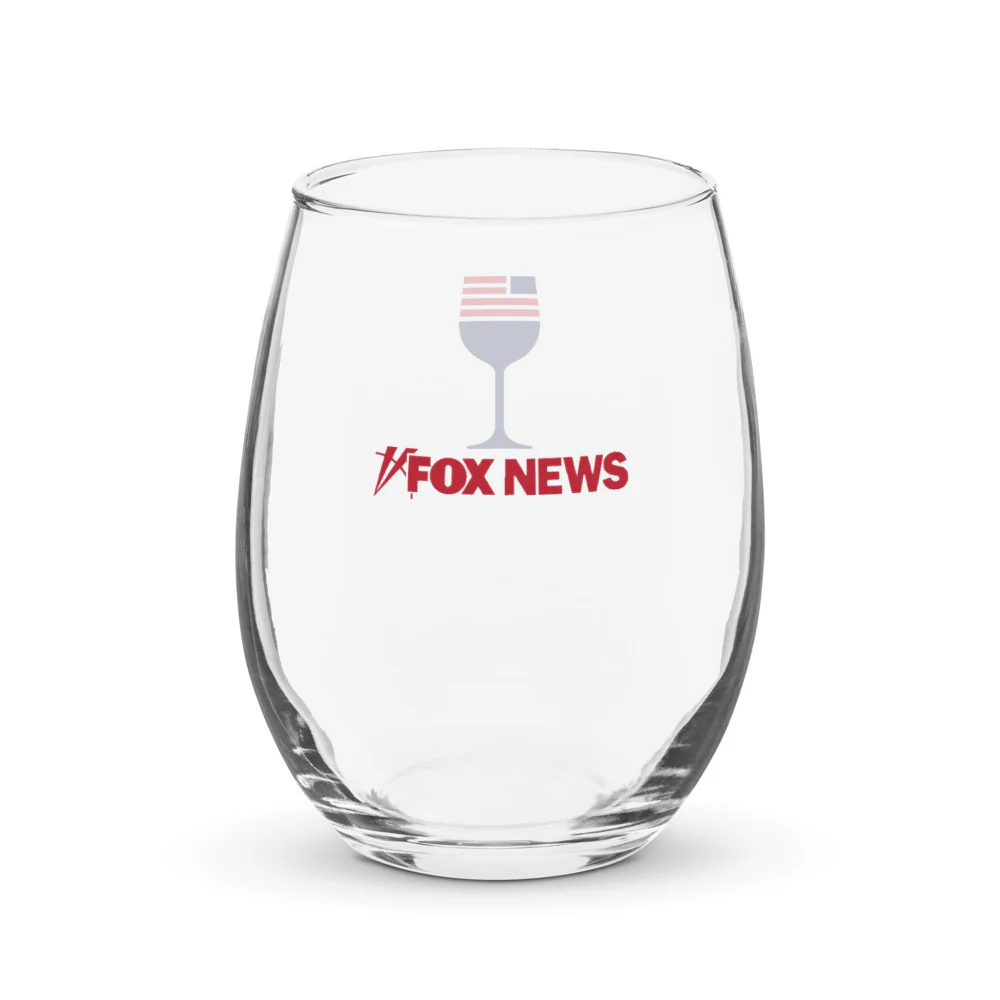 FOX News Stemless Wine Glass - Image 4