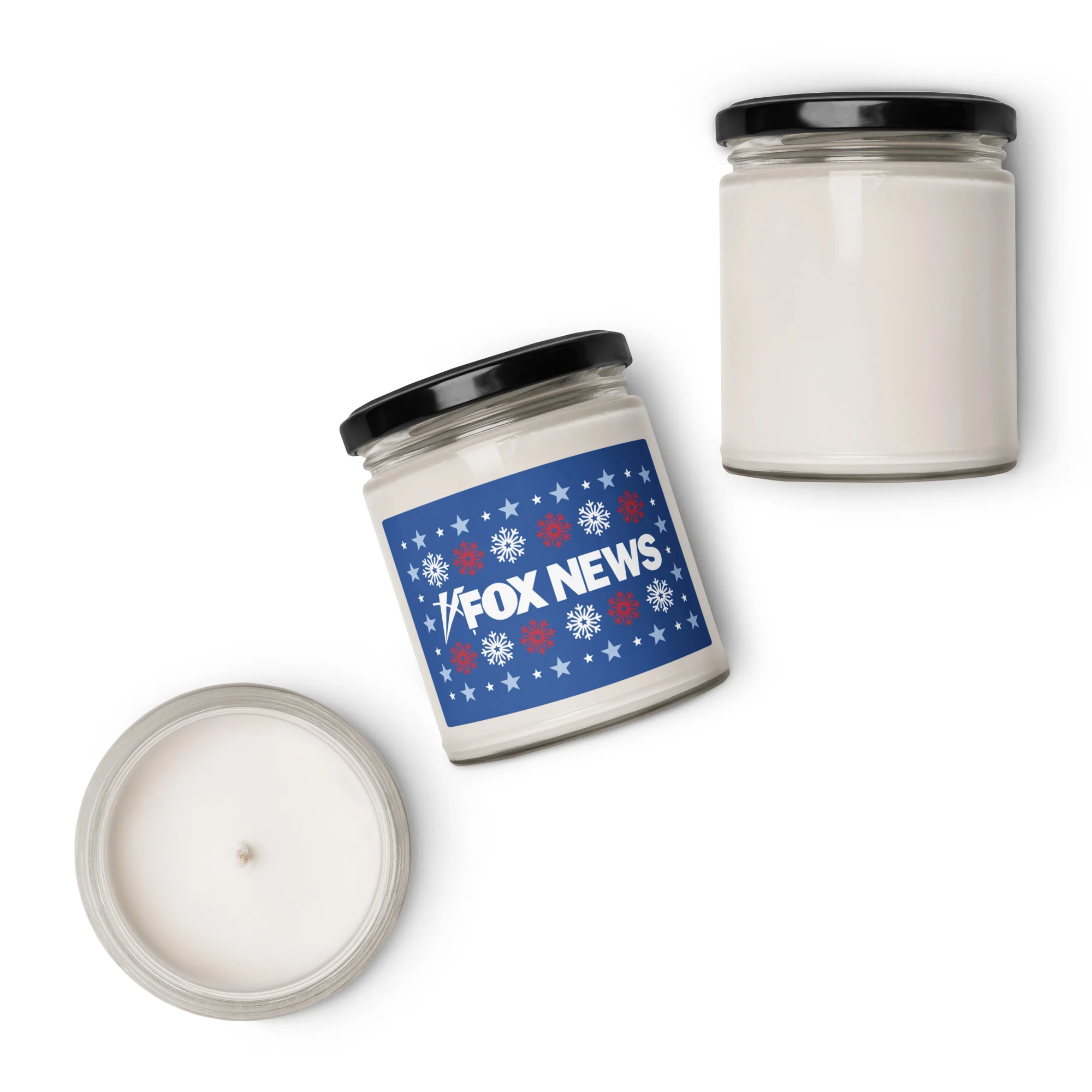 FOX News Holiday Snowflakes Scented Candle - Image 14
