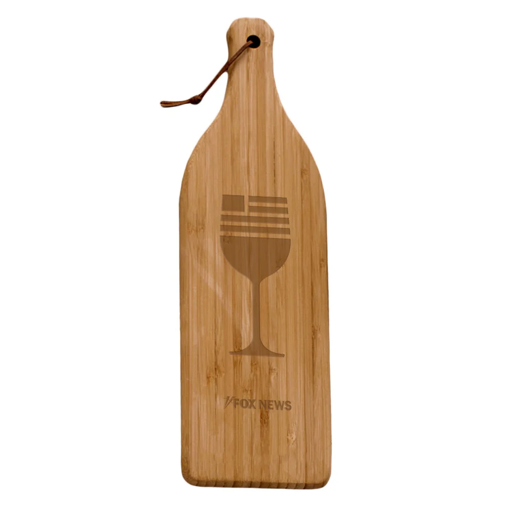 FOX News Wine Bottle Cutting Board - Image 3