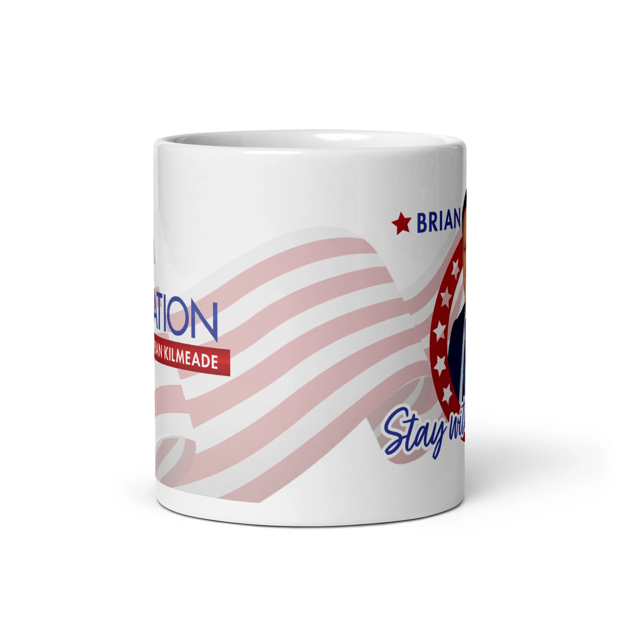 FOX One Nation with Brian Kilmeade White Mug - Image 3