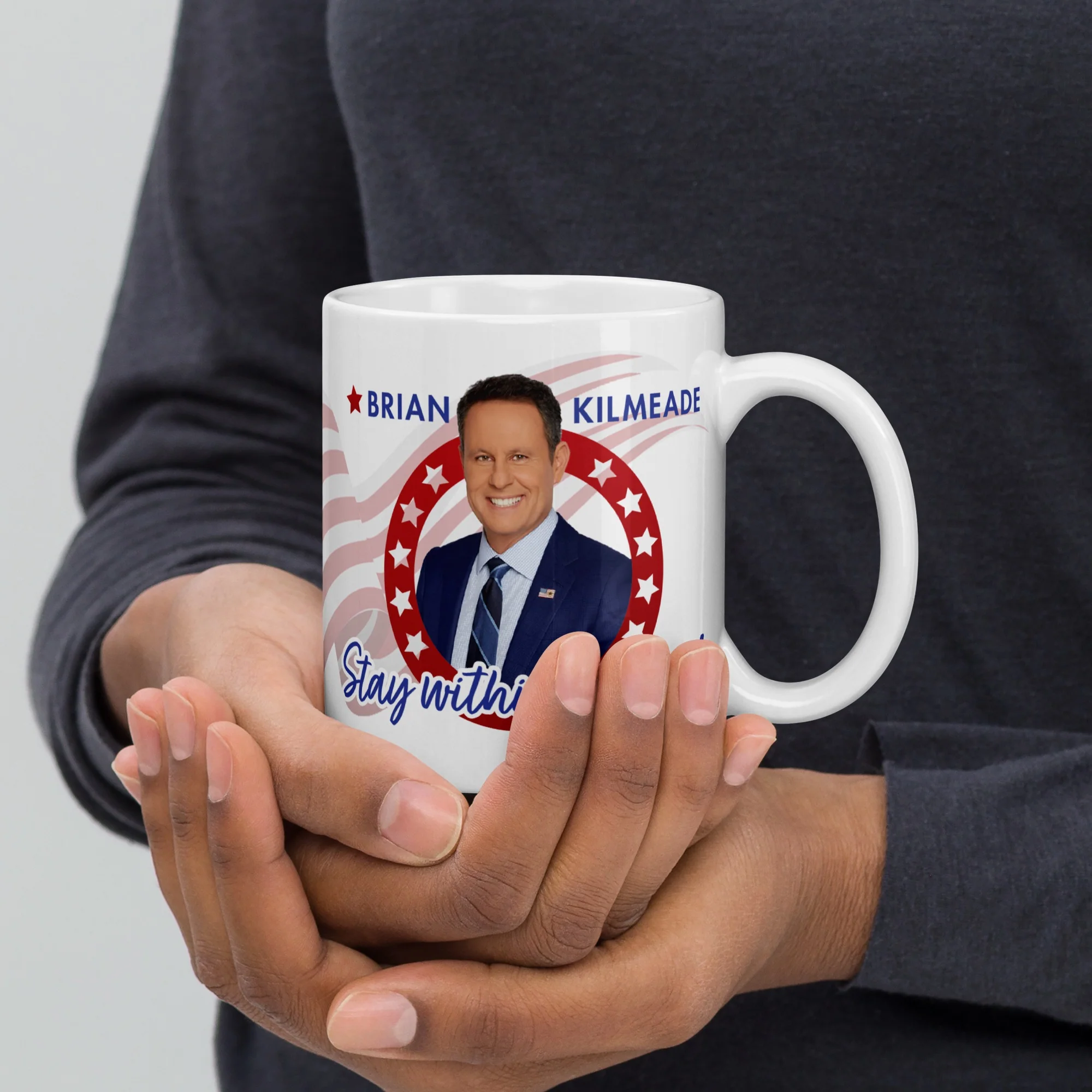 FOX One Nation with Brian Kilmeade White Mug - Image 5