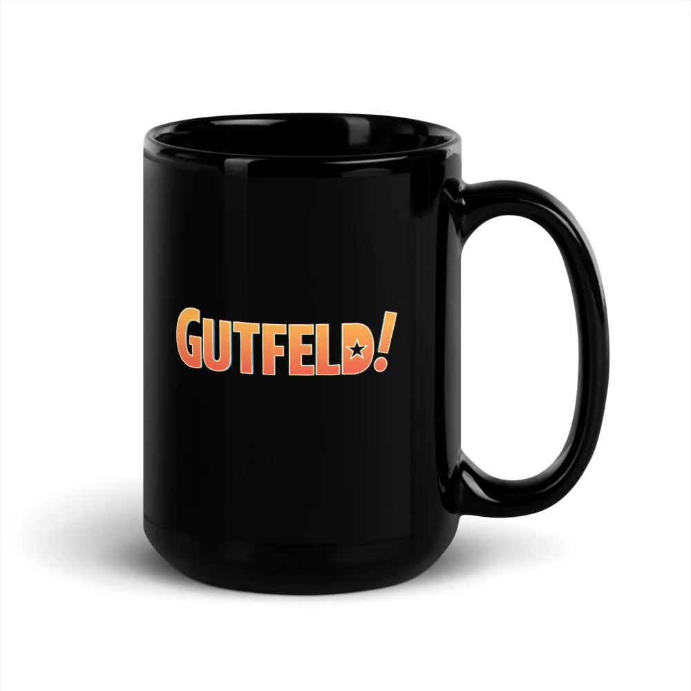 Gutfeld! And I love you, America Black Mug - Image 4