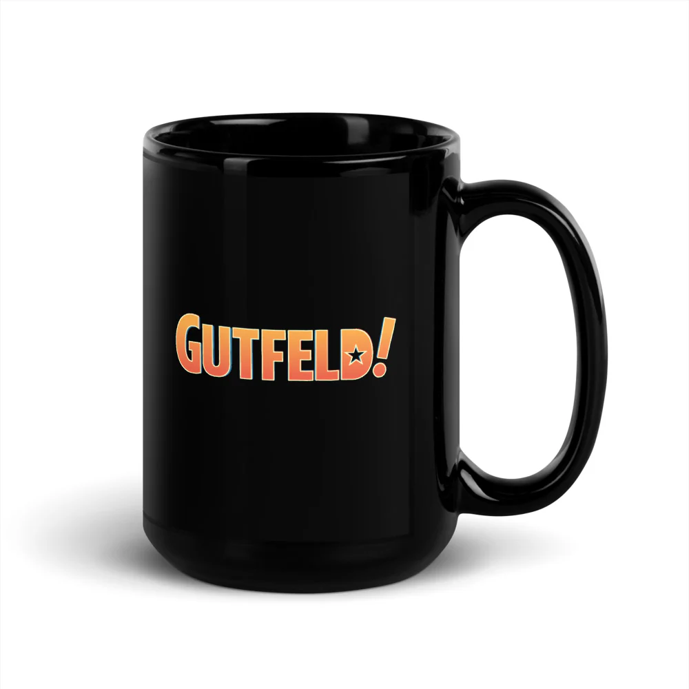 Gutfeld! Great With Beverages Black Mug - Image 4