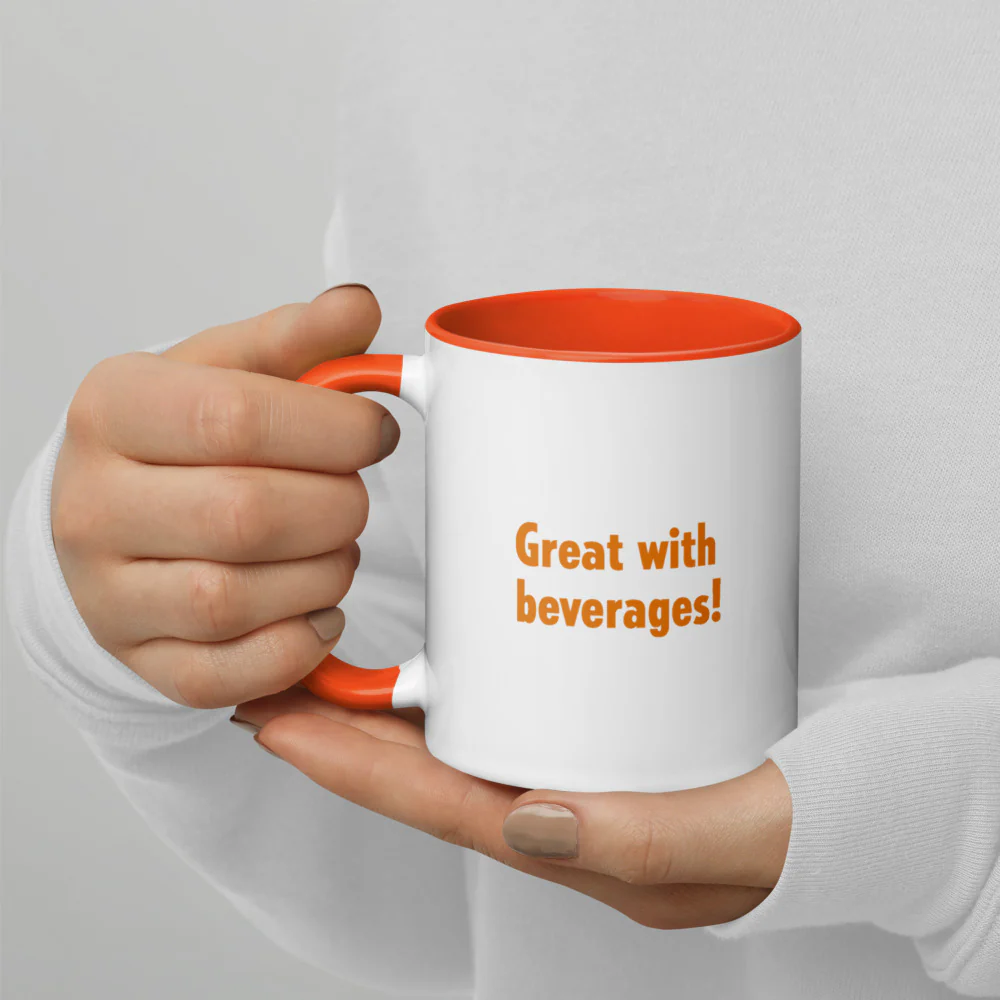 Gutfeld! Great With Beverages! Two-Tone Mug - Image 3