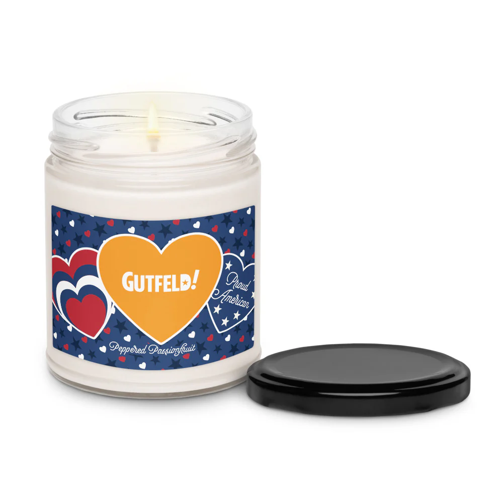 Gutfeld! Proud American Hearts And Stars Candle - Image 2