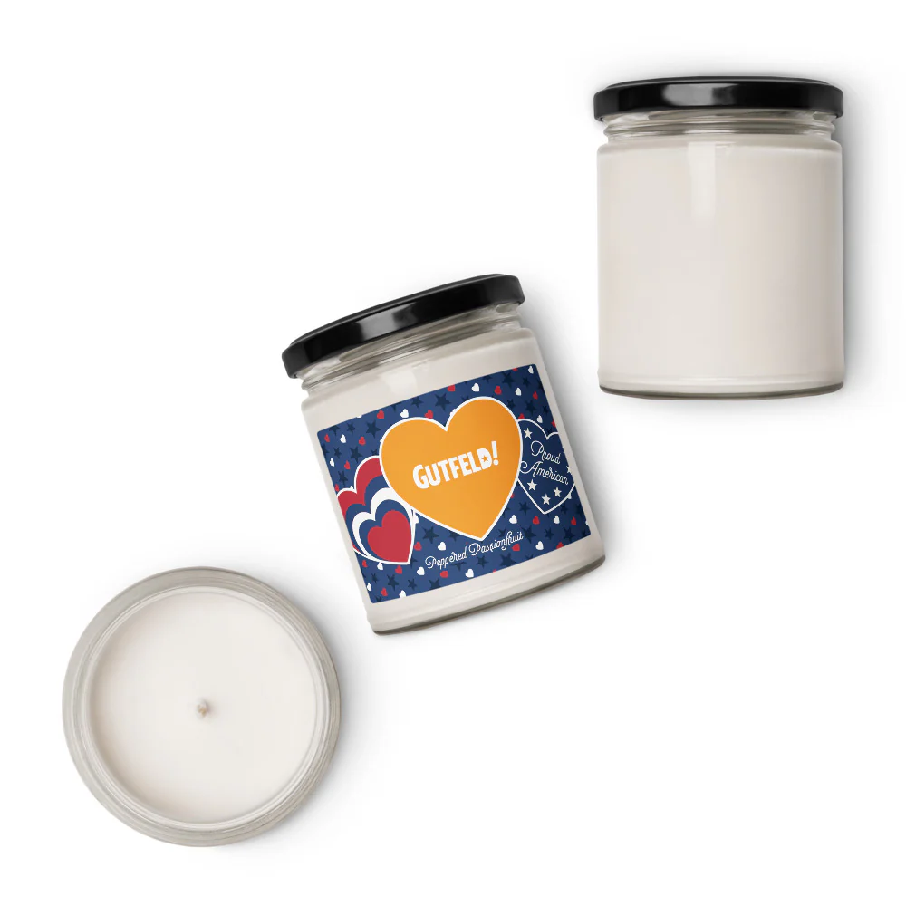 Gutfeld! Proud American Hearts And Stars Candle - Image 3