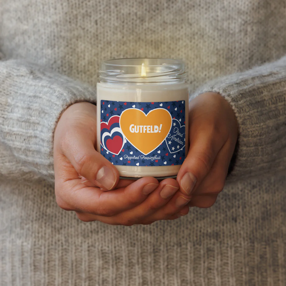 Gutfeld! Proud American Hearts And Stars Candle - Image 4