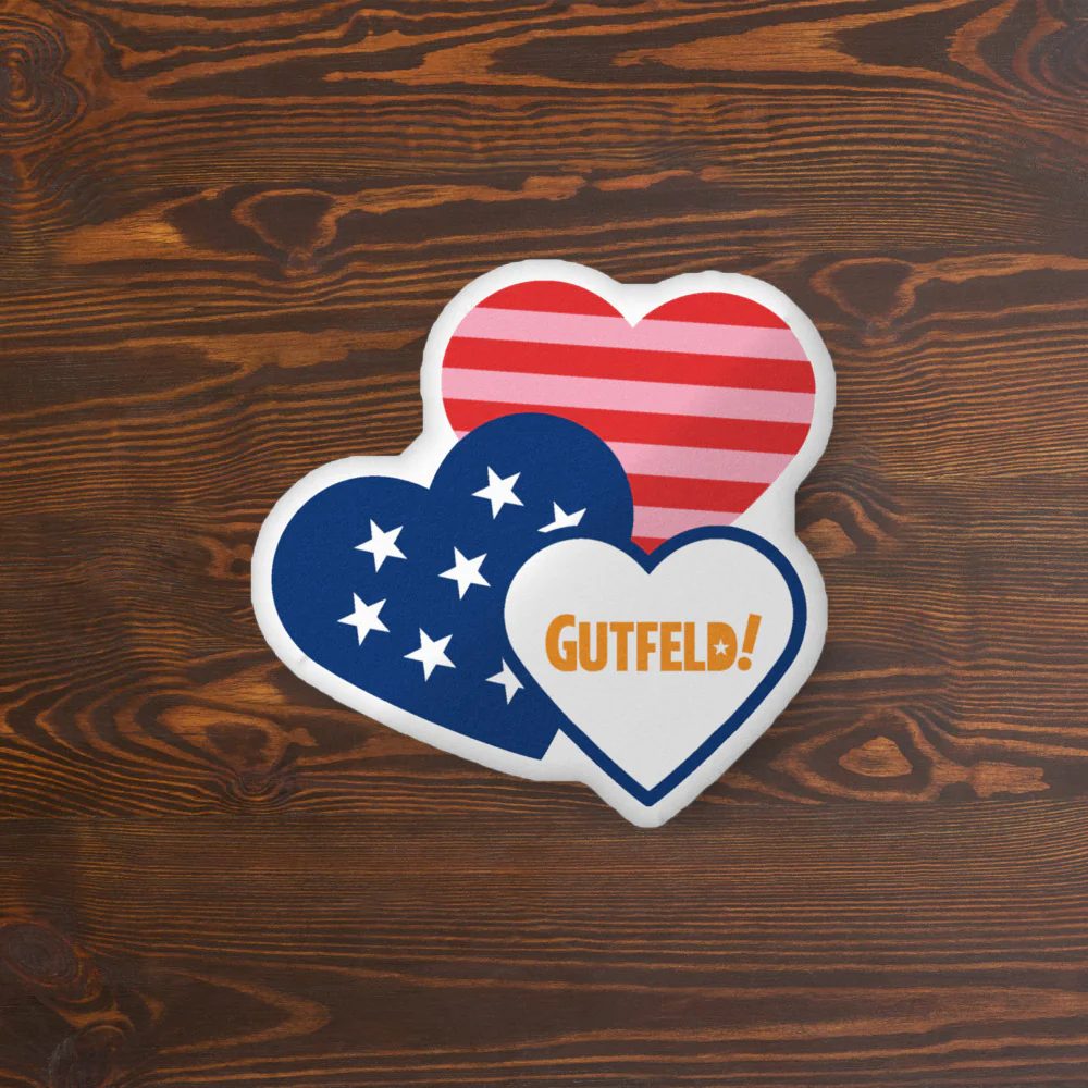 Gutfeld! Hearts Pillow - Image 2