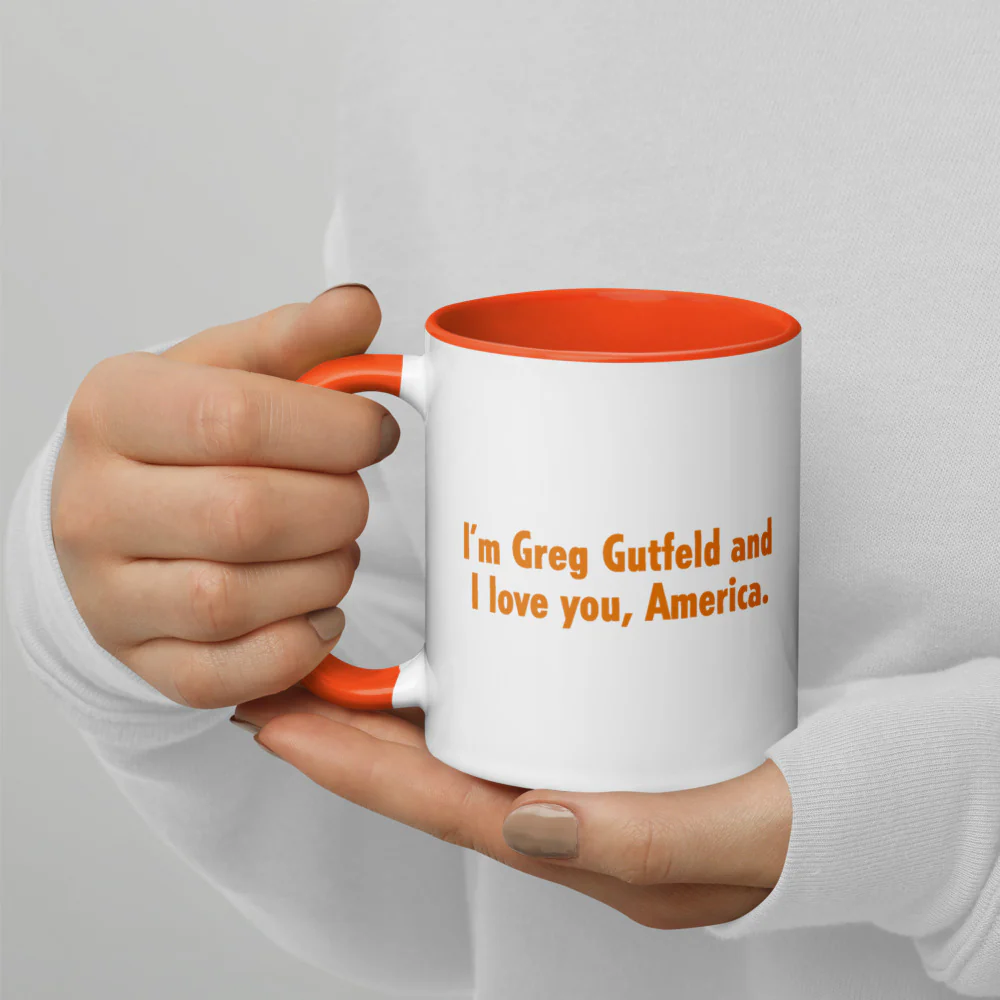 Gutfeld! I'm Greg Gutfeld and I love you, America Two-Tone Mug - Image 3