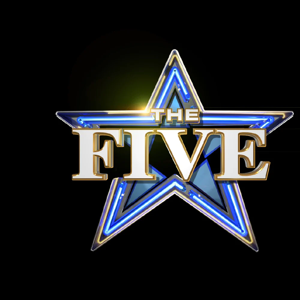 The Five Logo Personalized Black Mug - 15oz - Image 2